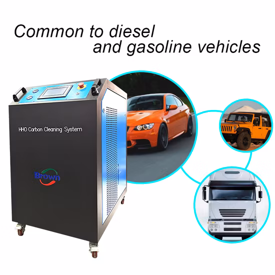 Large Gas Production 3000L Engine Carbon Cleaning Machines for Trucks Diesel Gasoline