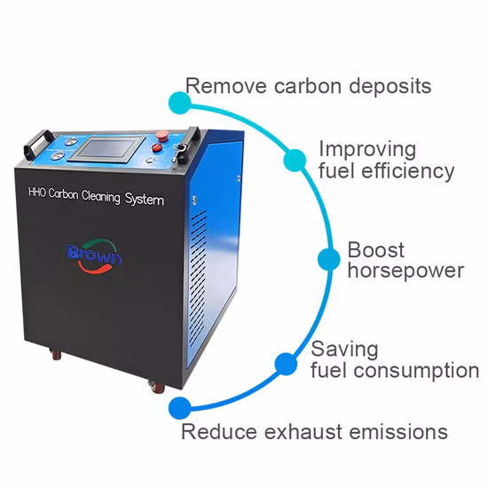Large Gas Production 3000L Engine Carbon Cleaning Machines for Trucks Diesel Gasoline